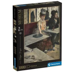 Colección Museo: Edgar Degas - En un café rompecabezas de 1000 piezas - Clementoni
