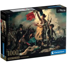 Colección Museo: Eugène Delacroix - La libertad guiando al pueblo puzzle de 1000 piezas - Clementoni