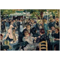 imagen de Colección Museo: Renoir - Baile en el Moulin de la Galette 1000 piezas con póster - Clementoni 2