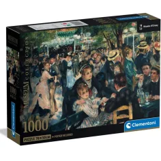 Colección Museo: Renoir - Baile en el Moulin de la Galette 1000 piezas con póster - Clementoni