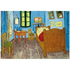 imagen de Colección Museo: Van Gogh - La habitación de Van Gogh en Arles rompecabezas de 1000 piezas con póster - Clementoni 2