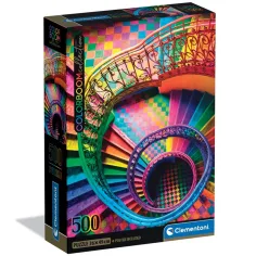 Colorboom Collection: Rompecabezas de 500 piezas de Escaleras de Colores - Clementoni