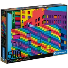 Colorboom Collection: Squares rompecabezas 500 piezas - Clementoni