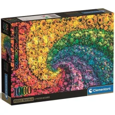 Colorboom Collection: Torbellino de flores puzzle de 1000 piezas - Clementoni