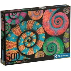 Colorboom: Puzzle de camaleones de 500 piezas - Clementoni
