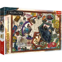 Cómo entrenar a tu dragón 1000 piezas premium puzzle - Trefl
