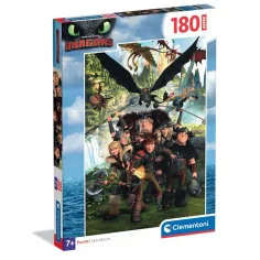 Cómo entrenar a tu dragón 180 piezas super puzzle - Clementoni