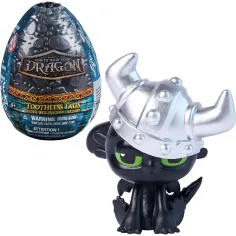 Cómo entrenar a tu dragón: Figura coleccionable de Sin Dientes en huevo - Spin Master