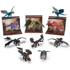 imagen de Cómo entrenar a tu dragón: figura de dragón coleccionable con carta de Book of Dragons - Spin Master 2