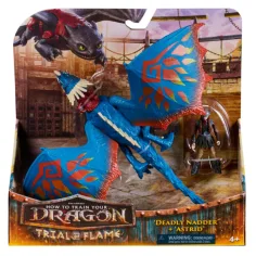 Cómo entrenar a tu dragón: Set de figura de dragón deslizante y Astrid - Spin Master