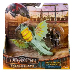 Cómo entrenar a tu dragón: Set de figuras de Tómiz Sárkány y Pléhpofa - Spin Master