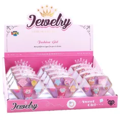 imagen de Conjunto de anillos de dulces en varias versiones en caja en forma de diamante 1ud 3