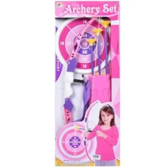 Conjunto de arco para chicas con diana y carcaj