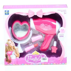 Conjunto de belleza Pretty Girl con secador de pelo y espejo