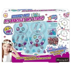 Conjunto de creación de pulseras Fashion Star con medallas y accesorios
