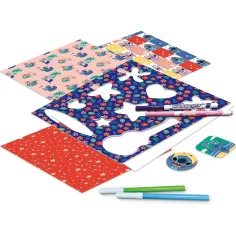 imagen de Conjunto de escuela de dibujo Disney Stitch con tabla de dibujo iluminada - Lisciani 3
