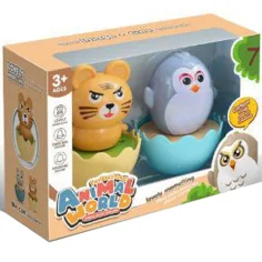 Conjunto de figuras de amigos oscilantes