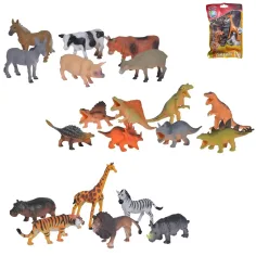 Conjunto de figuras de animales de granja, dinosaurios o animales de la jungla - Simba Toys