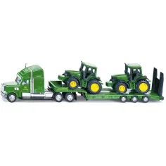Conjunto de juego SIKU Camión John Deere con tractores 1/87