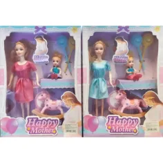 Conjunto de muñeca con accesorios en varias versiones