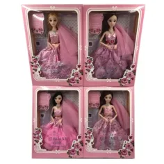 Conjunto de muñeca Elegant Girl en vestido de baile en varias versiones