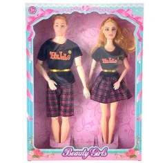 Conjunto de muñecas de moda Nicky y Alex