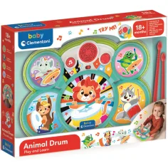 Conjunto de tambor de animales interactivo - Clementoni baby