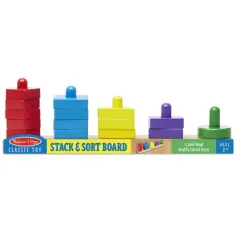 Constructor de torres de madera para desarrollar habilidades - Melissa & Doug