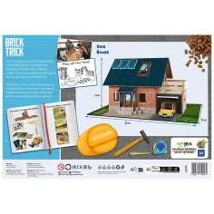 imagen de Construimos con ladrillos Brick Trick: Casa con garaje 290 piezas juego de construcción - Trefl 2
