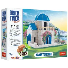 imagen de Construimos con ladrillos Brick Trick: Santorini juego de construcción de 210 piezas - Trefl 1