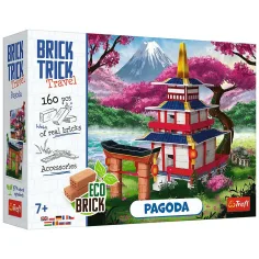imagen de Construimos con ladrillos: Pagoda 160 piezas juego de construcción - Trefl 1