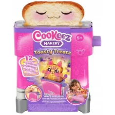 COOKEEZ Makery: Toasty Treatz tostadora juguete set con peluche sorpresa