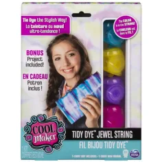 Cool Maker: Tidy Dye kit de hilos de colores - Spin Master