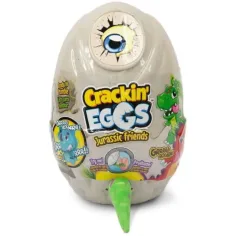 Crackin Eggs Jurassic Friends dinosaurio de peluche en tres versiones