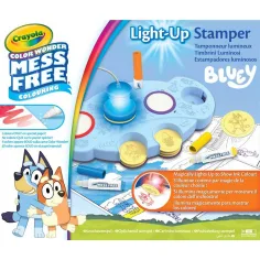 imagen de Crayola: Color Wonder Bluey Juego de sellos mágicos iluminados 1