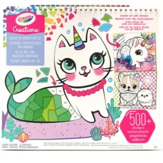 Crayola: Creaciones de mosaico de pegatinas numeradas