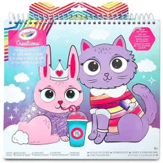Crayola Creations: Moda animal set de dibujo con pegatinas