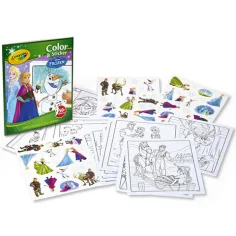 imagen de Crayola: Frozen 2 cuaderno para colorear, pintar y pegar 2