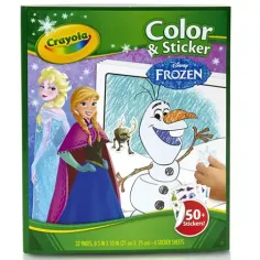 Crayola: Frozen 2 cuaderno para colorear, pintar y pegar