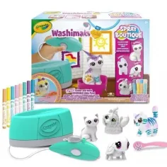 Crayola: Washimals Salón de mascotas con pulverizador de pintura