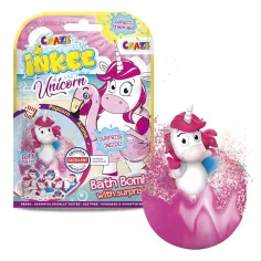 Craze Inkee: Paquete de bola de baño vegana de unicornio con figura sorpresa