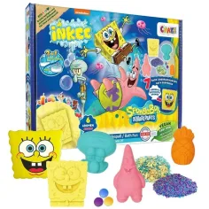 imagen de Craze: Inkee Spongyabob calzón grande vegano set de baño 2