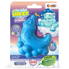 imagen de Craze Inkee: Sueño dulce vegano bomba de baño en forma de luna 2