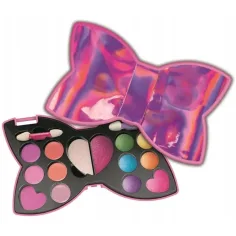imagen de Crazy Chic: Kit de maquillaje Ribbon Ready en un estuche en forma de lazo - Clementoni 2
