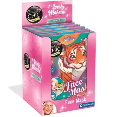 Crazy Chic: Máscara facial de animales de belleza en varias versiones 1ud - Clementoni