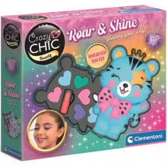 imagen de Crazy Chic: Roar & Shine conjunto de maquillaje en forma de tigre - Clementoni 1