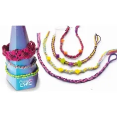 imagen de Crazy Chic: Set de creación de pulseras de amistad - Clementoni 2