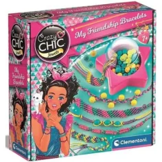 Crazy Chic: Set de creación de pulseras de amistad - Clementoni