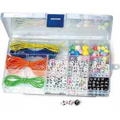 imagen de Crazy Chic: Set de creación de pulseras de mensajes - Clementoni 3