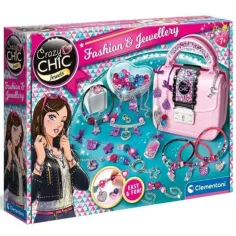 Crazy Chic Set de moda y creación de joyas con bolso - Clementoni